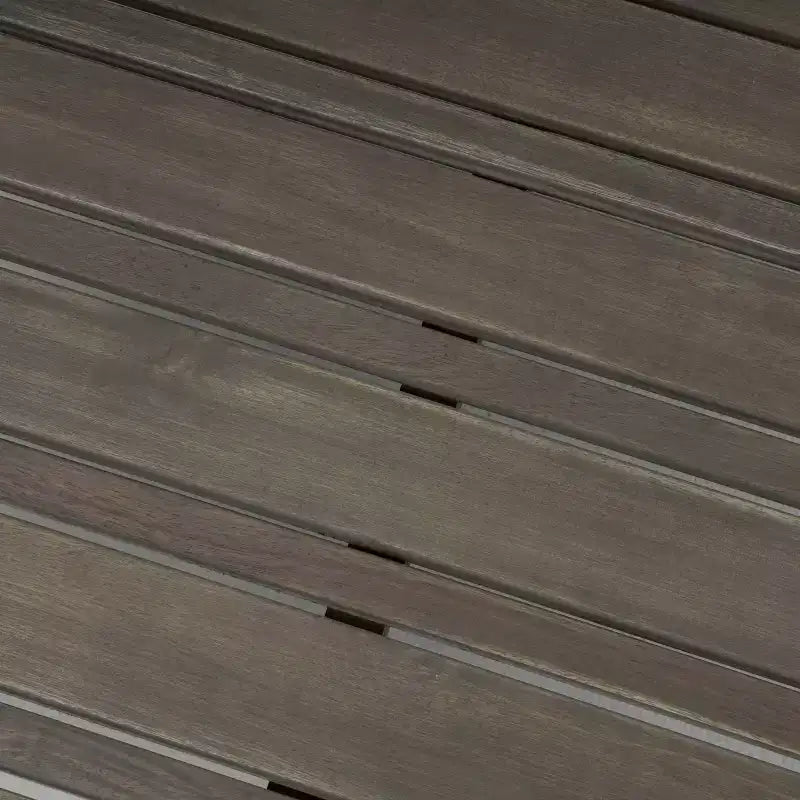 Christopher Knight 3 pièces ensemble de conversation d'extérieur Brava en bois d'acacia, finition gris clair