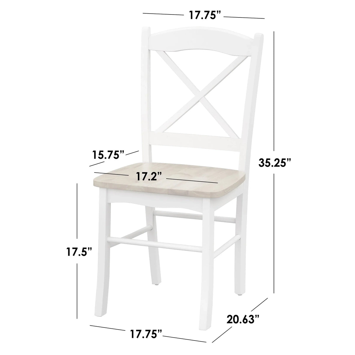 Chaises de salle à manger Simple Living Country Cottage (lot de 2)