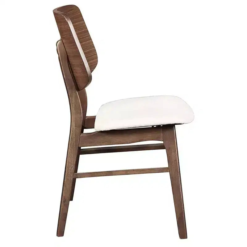New Classic Furniture, chaise de salle à manger Oscar en bois de noyer massif (lot de 4)