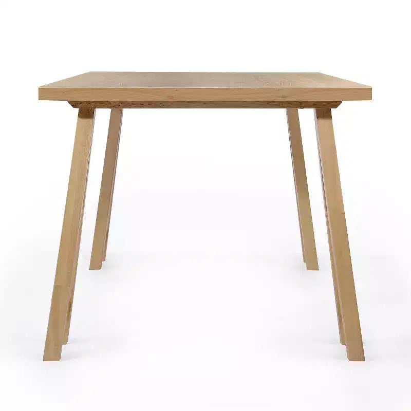 GDFStudio Alexis - Ensemble de salle à manger 7 pièces mi-moderne en tissu et bois d'hévéa rembourré