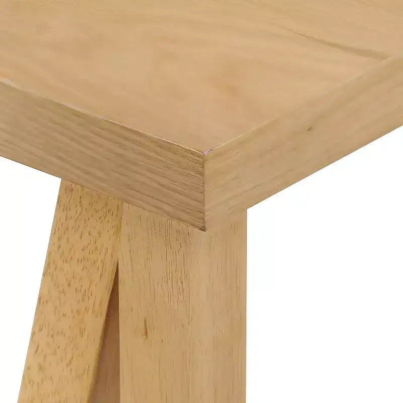 GDFStudio Alexis - Ensemble de salle à manger 7 pièces mi-moderne en tissu et bois d'hévéa rembourré