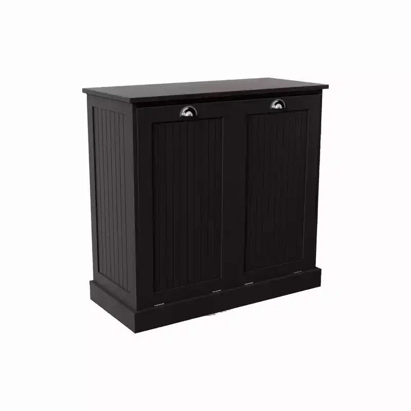 Armoire à linge en bois avec rangement basculant L. 32,68 po x P. 14,57 po x H. 31,5 po