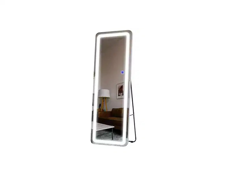 PexFix 63x16 LED Aluminum Frameless Vanity Mirror with Lights White Full-length Mirror