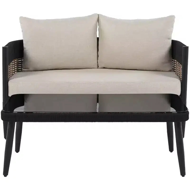 Ensemble table et bancs Harrison – Intérieur/Extérieur – PAT7741 – Safavieh