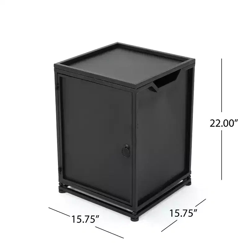 Christopher Knight Home Albion - Ensemble de conversation d'extérieur 4 places en aluminium avec brasero