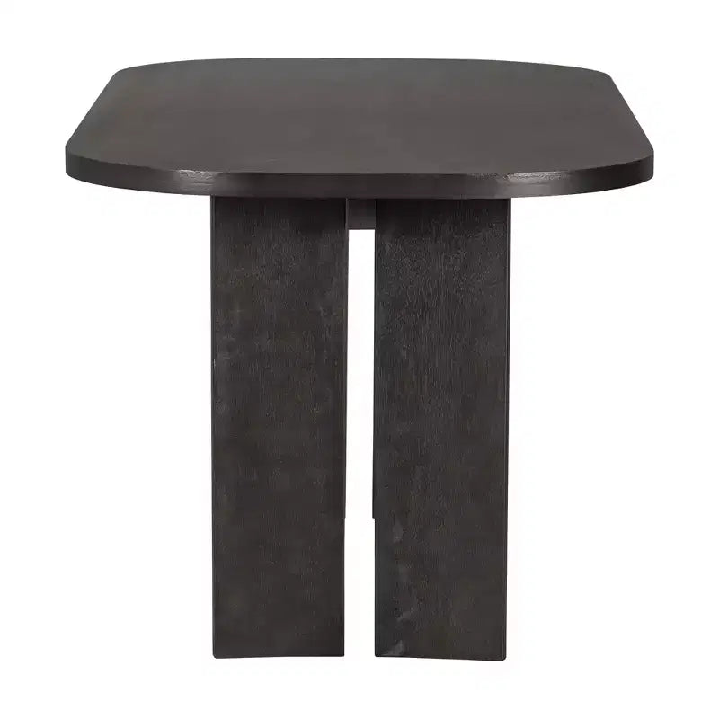 Ensemble table de salle à manger 6 pièces avec chaises rembourrées et banc, style rustique fermier, naturel/espresso-ModernLuxe