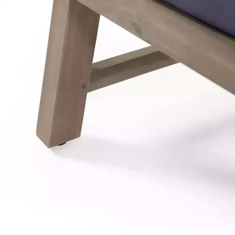 Christopher Knight Home Temecula Ensemble de conversation 5 pièces pour extérieur avec fauteuil de club et ottoman en bois d'acacia avec coussins