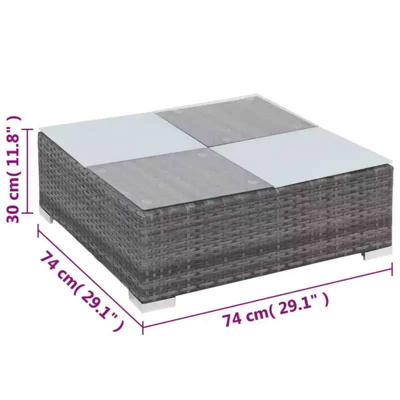 vidaXL Ensemble de canapés gris et gris foncé