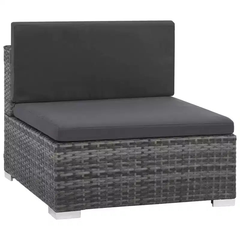vidaXL Ensemble de canapés gris et gris foncé