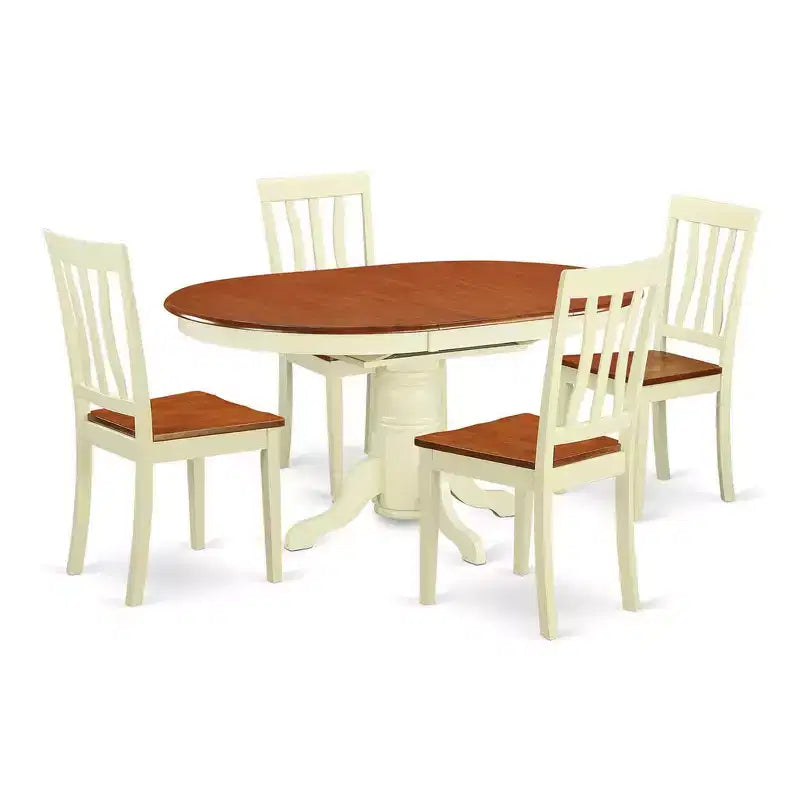 Salle à manger - Table de cuisine et 4 chaises de cuisine