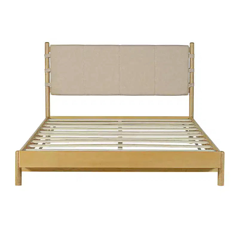 Christopher Knight Home Eliana Lit Plateforme en Bois 3 Pièces Style Mid-Century Moderne avec Tête de Lit et Tables de Chevet