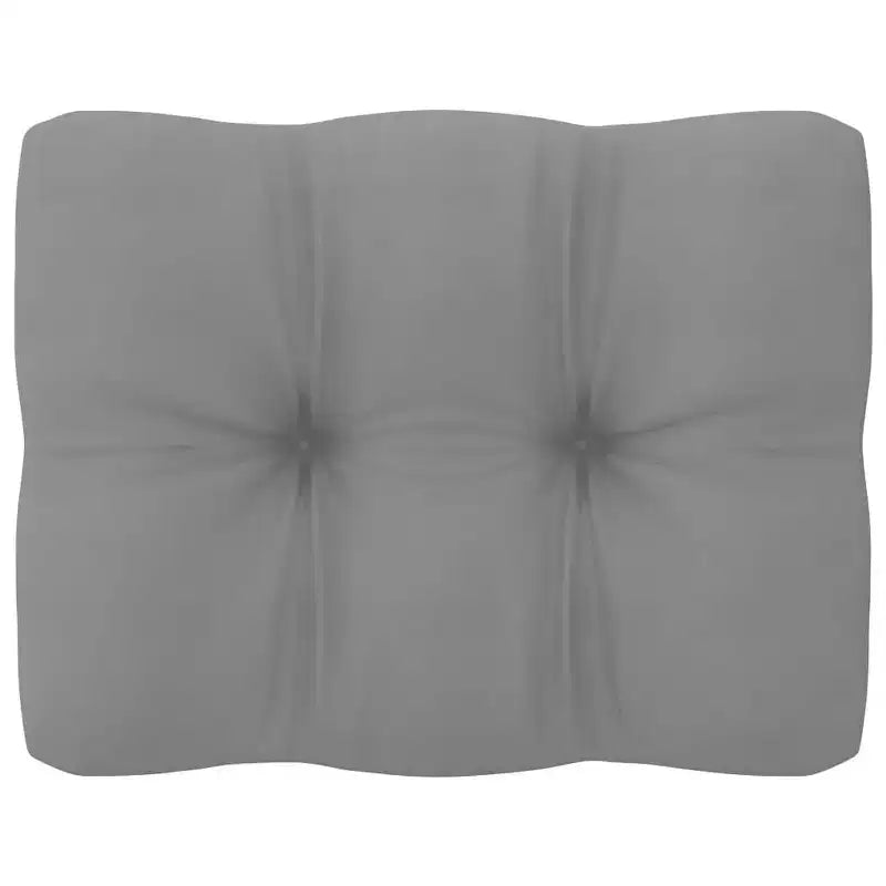 vidaXL Ensemble de meubles de patio 9 pièces Canapé de section extérieur en bois de pin massif - Naturel avec coussin