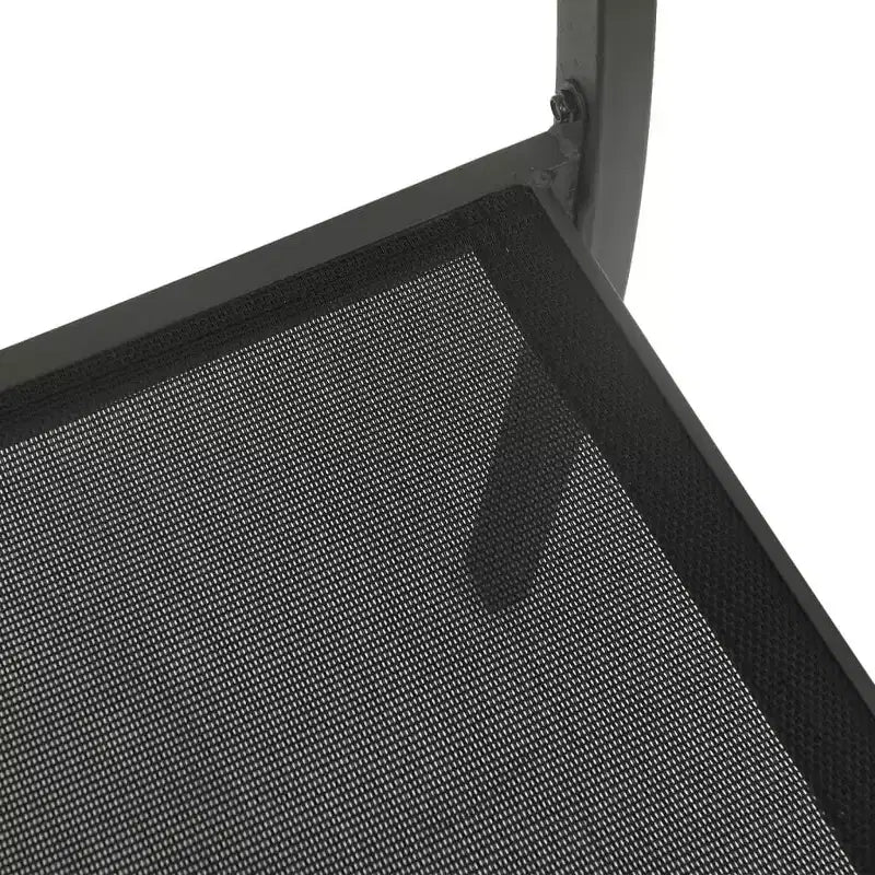 vidaXL Ensemble repas d'extérieur anthracite, noir