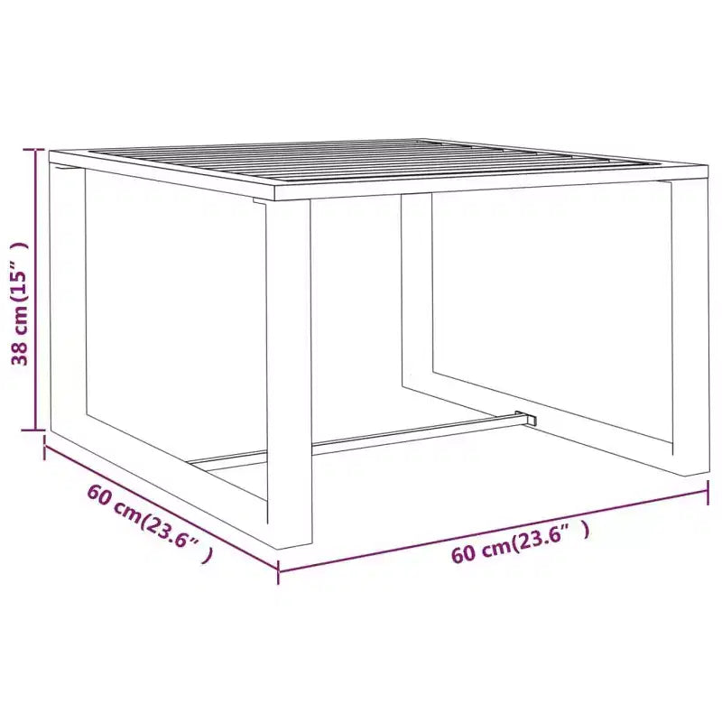 vidaXL Salon de jardin 9 pièces avec coussins – Mobilier de patio en aluminium durable – Confortable, résistant aux intempéries et design modulaire – Anthracite
