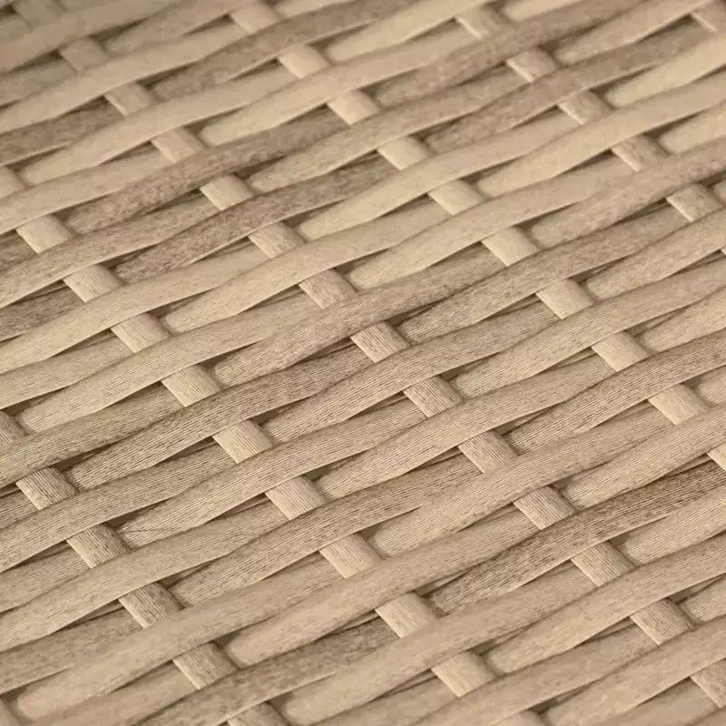 vidaXL Salon de jardin canapé Beige résine tressée Grand Salon de jardin modulable