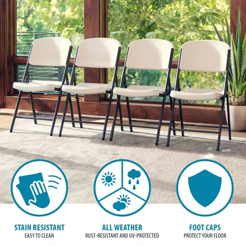 Ensemble table et chaises rondes Lifetime de 60 pouces