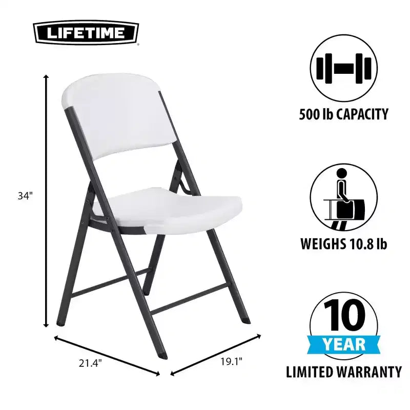 Ensemble table et chaises rondes Lifetime de 60 pouces