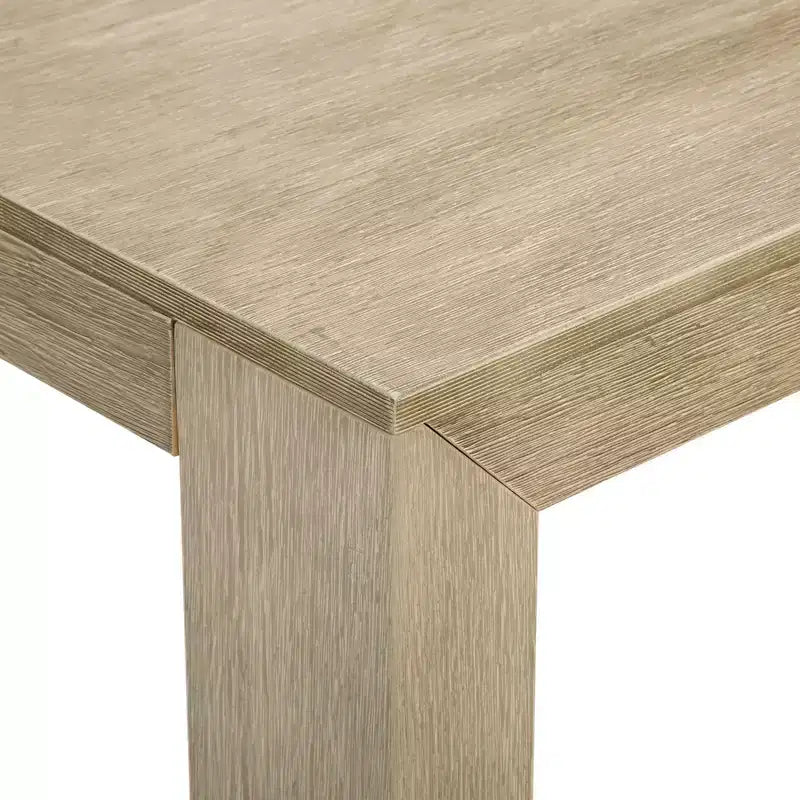 Table haute de comptoir moderne Plank and Beam + 2 chaises de comptoir modernes (paquet de 2)