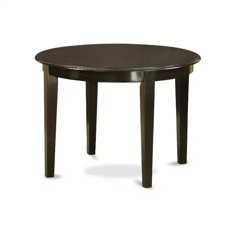 Ensemble table de cuisine ronde 5 pièces - Table de 42 pouces et 4 chaises Parsons - Design urbain moderne