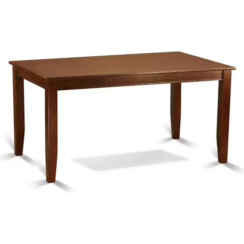 Ensemble de salle à manger Art Nouveau - Table rectangulaire 5 pièces et 4 chaises - Meubles de salle à manger de 152 cm