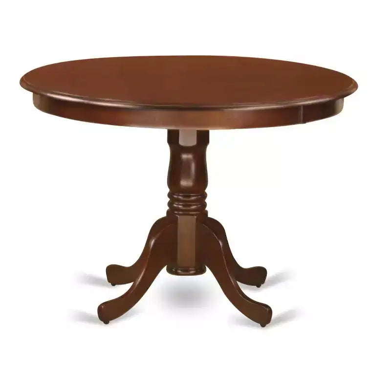 Ensemble table à manger ronde 3 pièces avec petites chaises en lin - HomeStock
