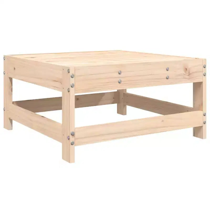 vidaXL Salon de jardin Bois de pin massif, Contreplaqué 5 pièces