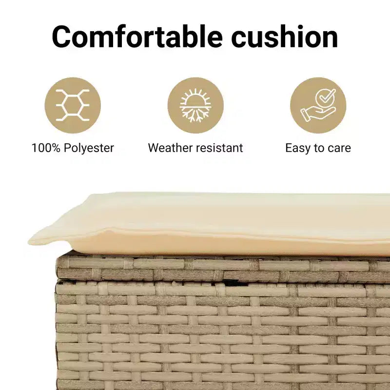 vidaXL Ensemble de canapés de patio 12 pièces avec coussins en résine tressée, canapés modulaires d'extérieur, plusieurs couleurs et modèles