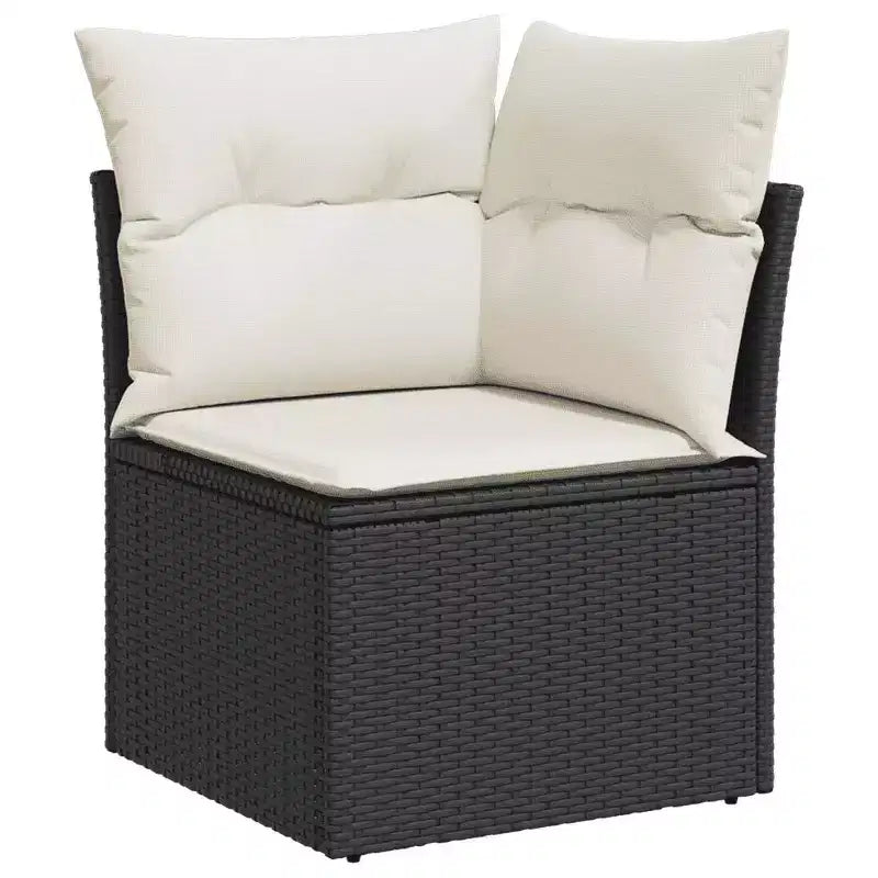 vidaXL Salon de jardin 6 pièces avec coussins en résine tressée – Plusieurs coloris et modèles au choix