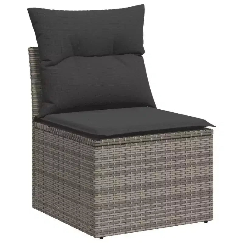 vidaXL Salon de jardin 6 pièces avec coussins en résine tressée – Plusieurs coloris et modèles au choix