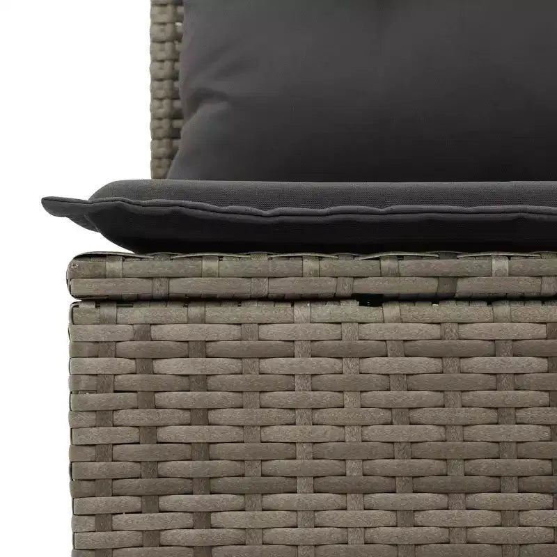 vidaXL Salon de jardin 6 pièces avec coussins en résine tressée – Plusieurs coloris et modèles au choix