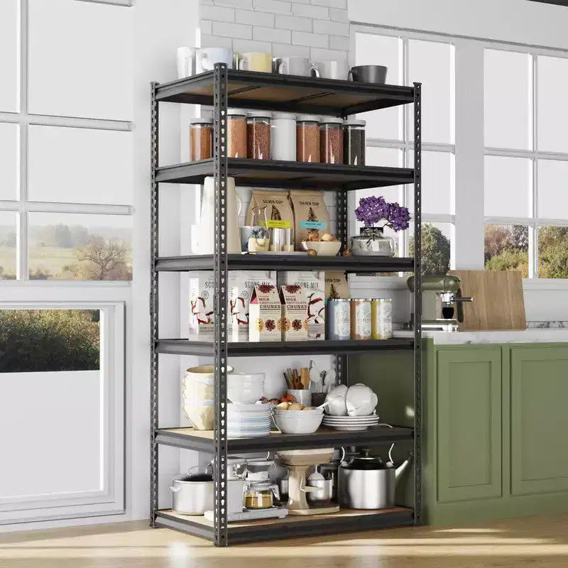 Karl Home Rack Storage Shelf 6 Layers Adjustable Spacing Steel