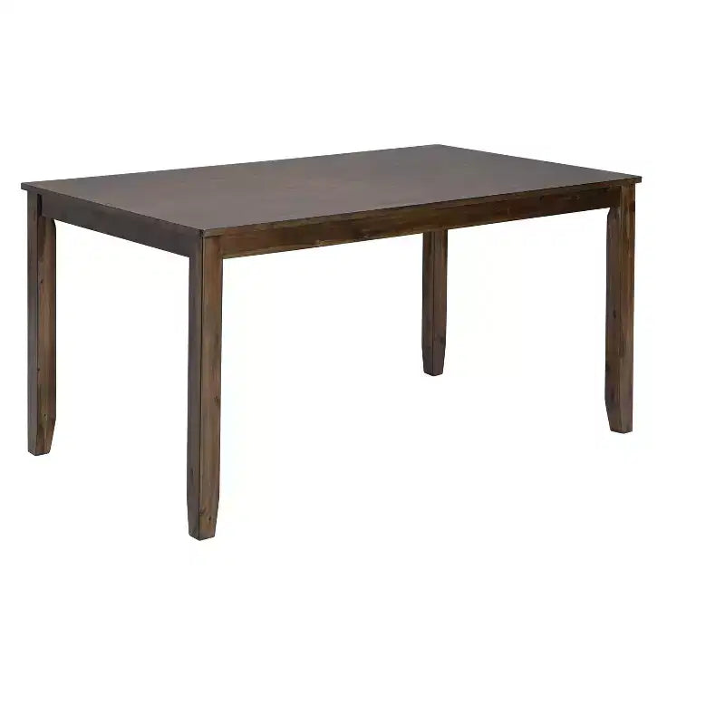 sumyeg Ensemble de salle à manger 6 pièces en bois avec table, 4 chaises rembourrées et banc