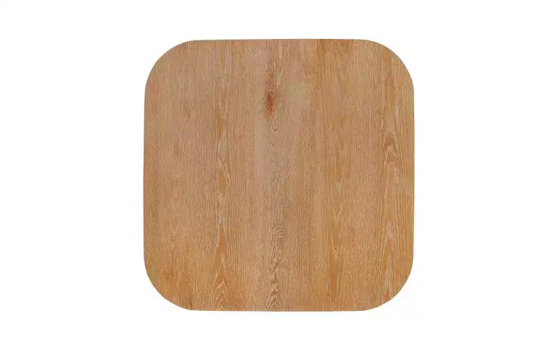 Table de cuisine en bois massif pour 2 à 4 personnes, table à manger carrée de 89 cm avec pieds coniques évasés, table minimaliste pour salon, appartement, petit espace