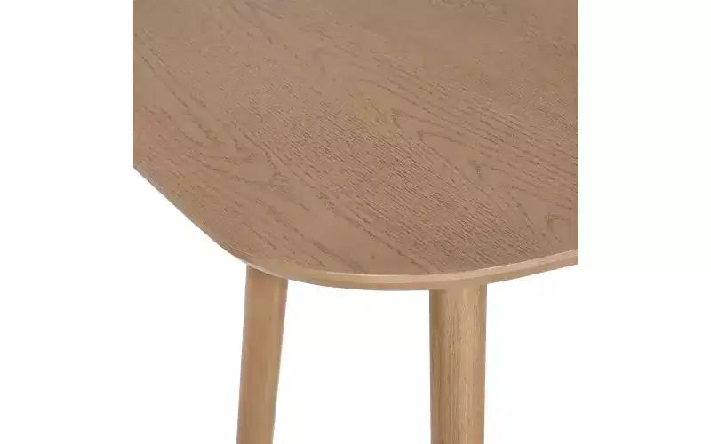 Table de cuisine en bois massif pour 2 à 4 personnes, table à manger carrée de 89 cm avec pieds coniques évasés, table minimaliste pour salon, appartement, petit espace