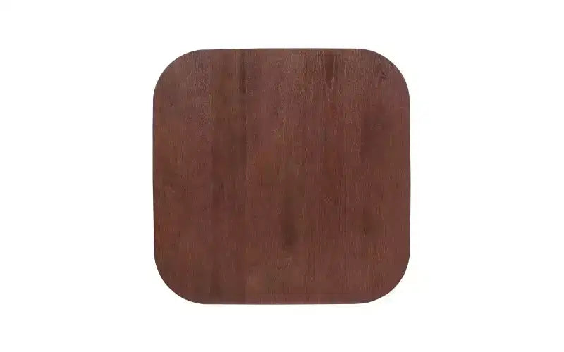 Table de cuisine en bois massif pour 2 à 4 personnes, table à manger carrée de 89 cm avec pieds coniques évasés, table minimaliste pour salon, appartement, petit espace