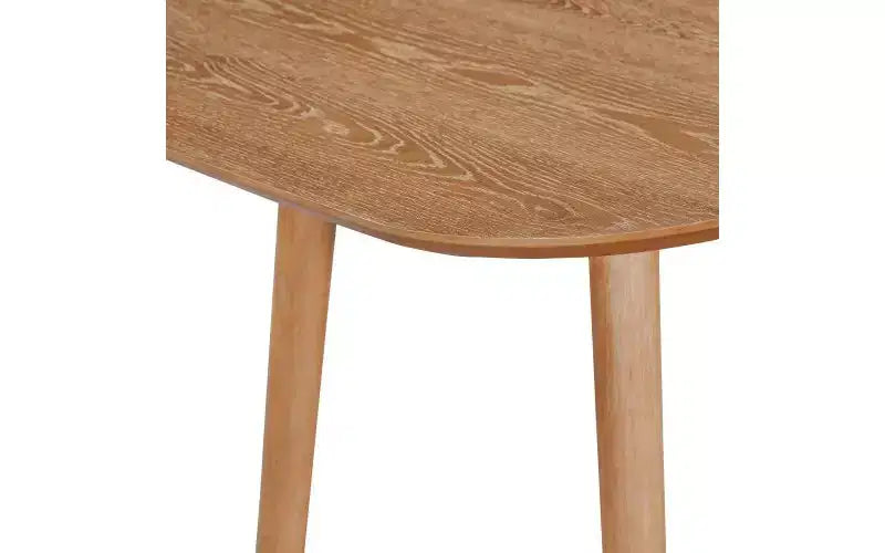 Table de cuisine en bois massif pour 2 à 4 personnes, table à manger carrée de 89 cm avec pieds coniques évasés, table minimaliste pour salon, appartement, petit espace