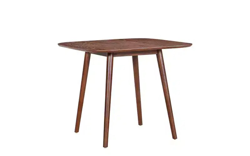 TUYOHW Solid Wood Kitchen Table for 2-4,35 Square Dining Table with Tapered Splayed Legs,Minimalist Table for Living Room,Apartment,Small Space