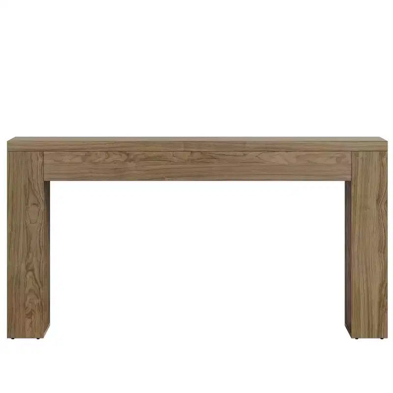 Console, Table de canapé en bois derrière le canapé, Table de couloir