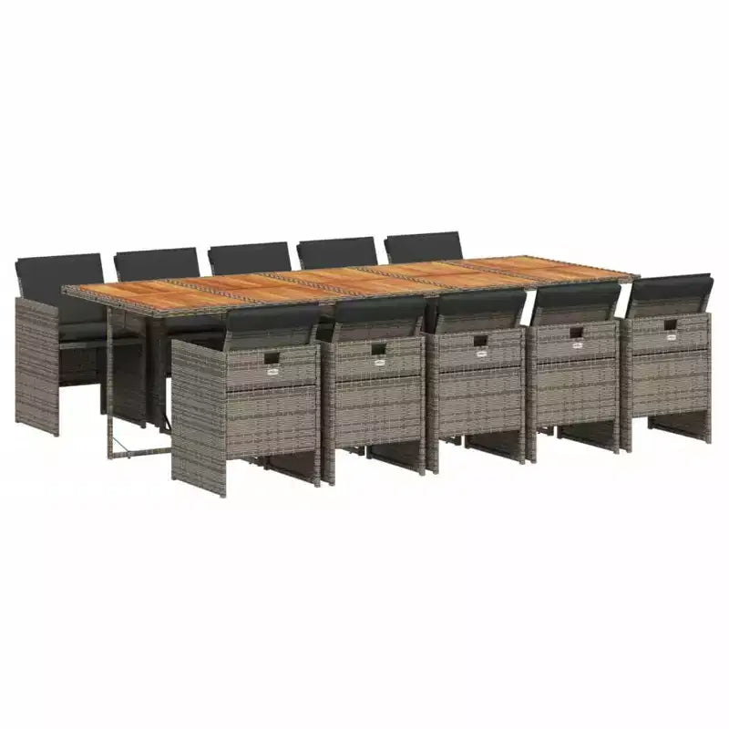 vidaXL Ensemble de salle à manger d'extérieur 10 pièces