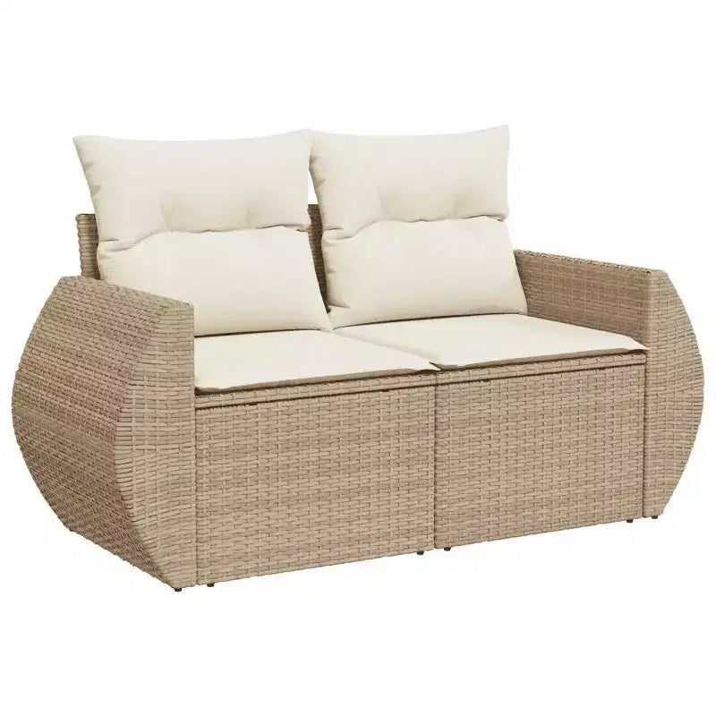 vidaXL Salon de jardin avec coussins de différentes couleurs