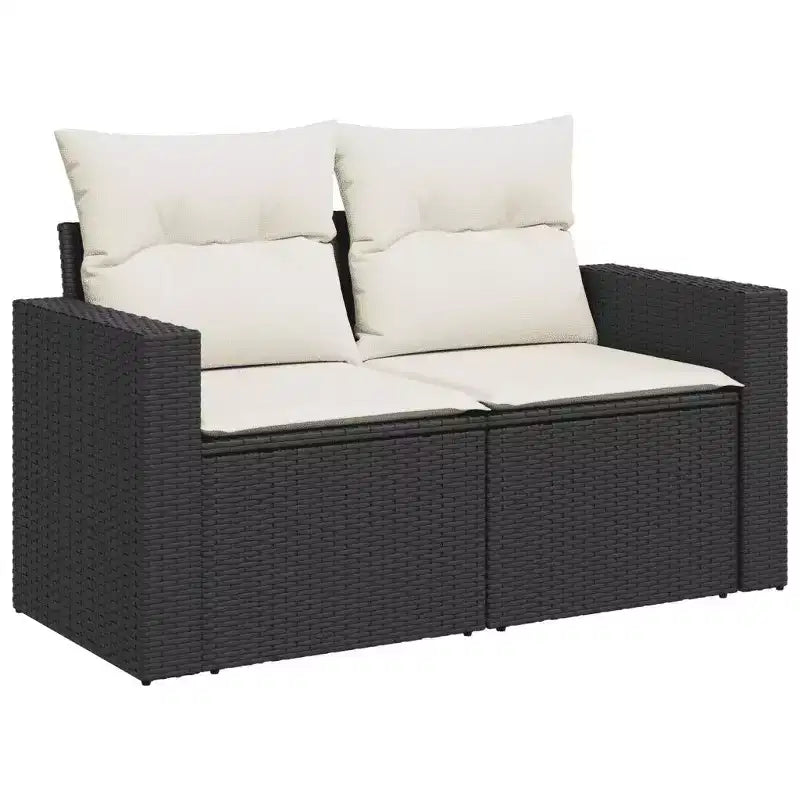 vidaXL Salon de jardin moderne avec coussins de diverses couleurs