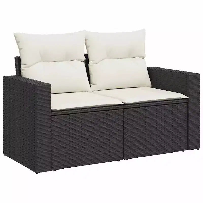 vidaXL Salon de jardin moderne avec coussins de diverses couleurs