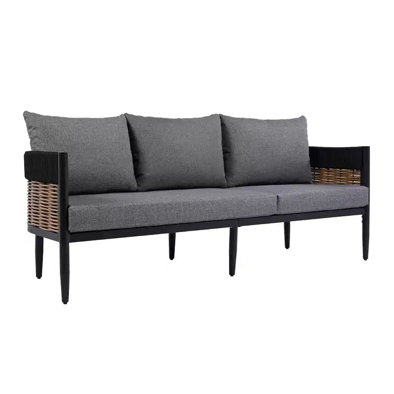 Ensemble de mobilier de jardin 4 pièces Harrison - Intérieur/extérieur - PAT7744 - Safavieh