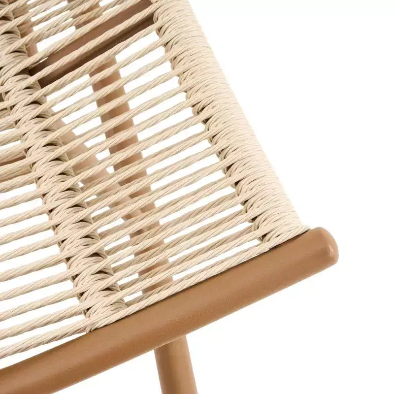 Christopher Knight Home Abhay Ensemble de salle à manger d'extérieur 2 pièces de style Ferme avec table en bois d'acacia et fauteuil à bascule en fer