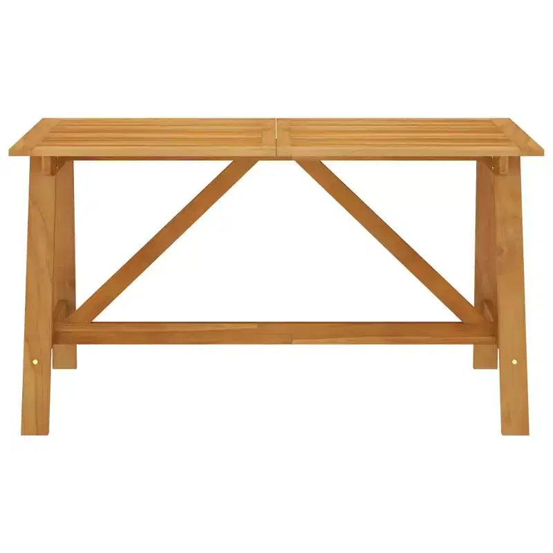 vidaXL Ensemble de salle à manger Bois d'acacia massif Moyen Ergonomique