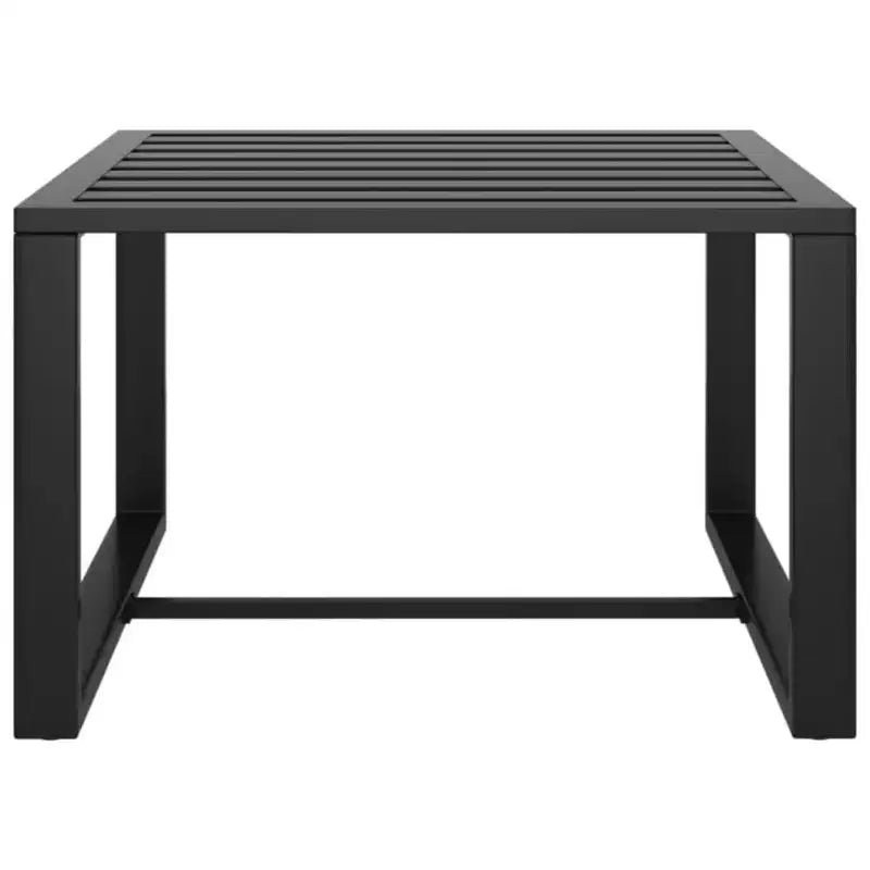 vidaXL Salon de jardin anthracite aluminium, 100% polyester Grand