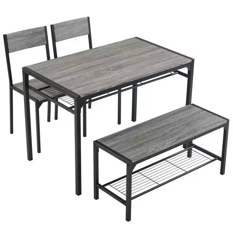 Bryleah 4 - Ensemble de salle à manger à quatre pieds pour quatre personnes