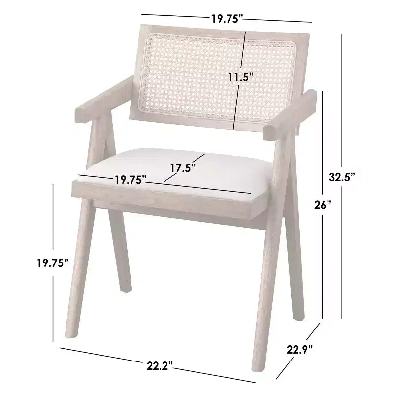 Buylateral Ensemble de salle à manger rond moderne 5 pièces Morena 45 po Noyer clair