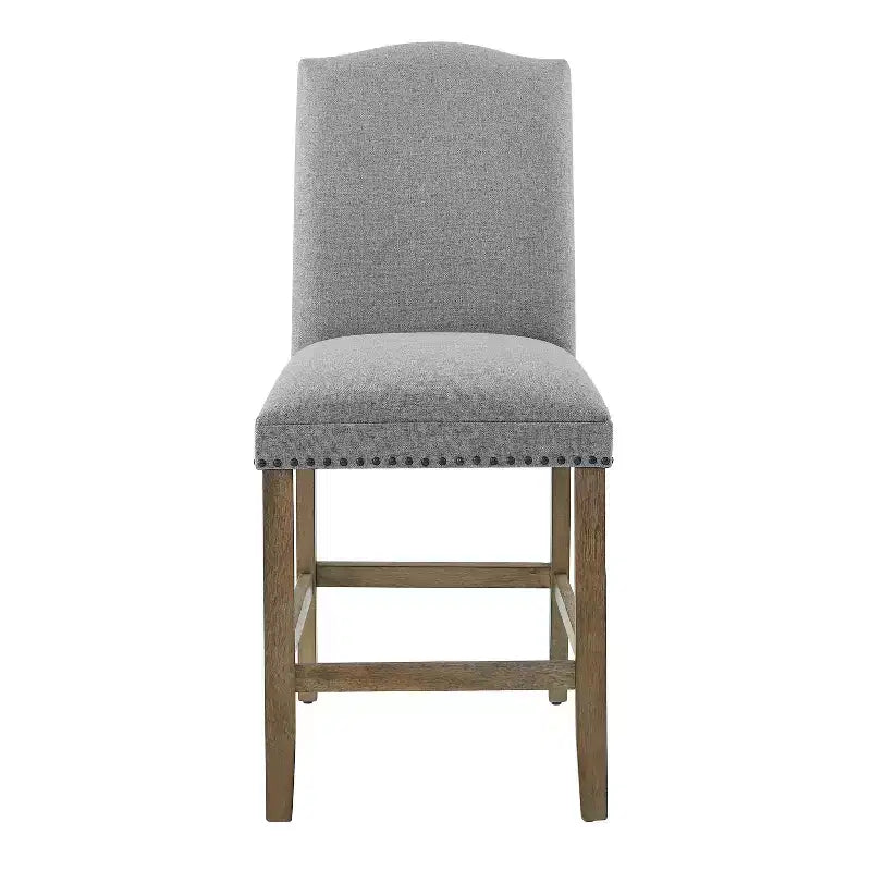 Ensemble de salle à manger 5 pièces en marbre Grayson gris/bois flotté – Steve Silver Co.