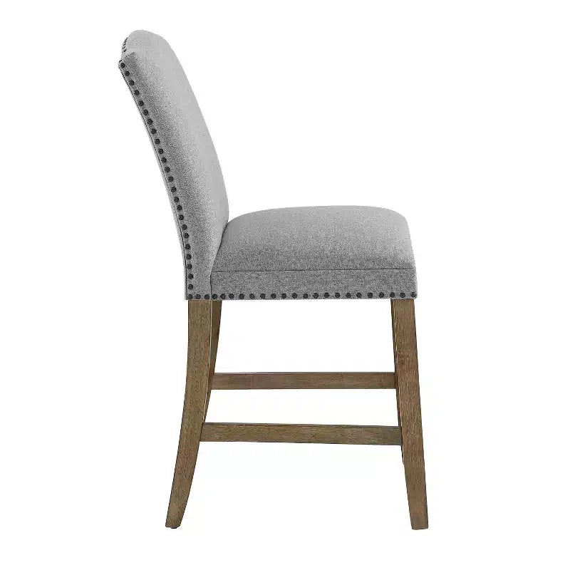 Ensemble de salle à manger 5 pièces en marbre Grayson gris/bois flotté – Steve Silver Co.